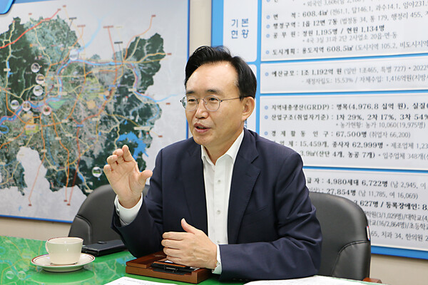 윤병태 시장 인터뷰 사진/나주시