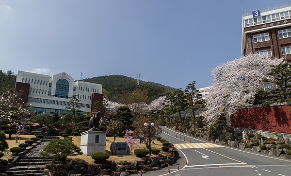 마산대학교 전경.
