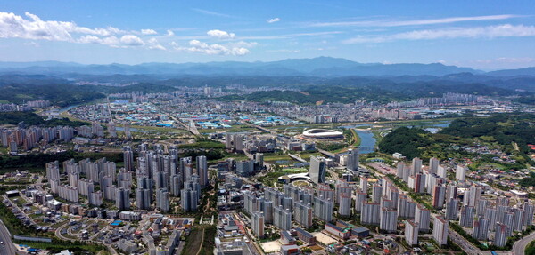 진주시 전경. ⓒ진주시