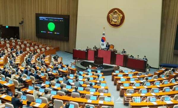 국회 본회의. 설인호 기자. 스트레이트뉴스 DB. 