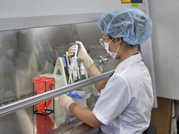 계란 안전성 검사.사진/전남동물위생시험소