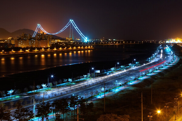 광양시 야경.사진/광양시