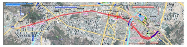 외삼~유성복합터미널 BRT 연결도로. 대전시 제공.