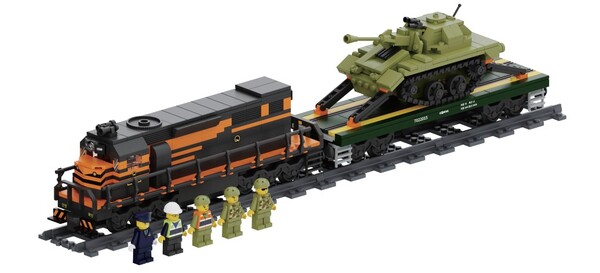 '군화물' 열차모형 블록. 코레일유통 제공