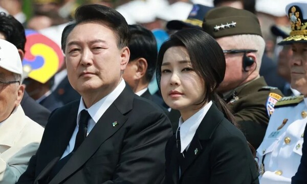 윤석열 전 대통령과 김건희 씨. 연합뉴스. 