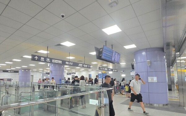 서부권 광역급행철도 환승역으로 유력한 인천지하철 1호선 연장 '검단아라역'. 이 역은 서부권 광역급행철도(옛 GTX-D)의 유력한 환승역이다. 김태현 기자