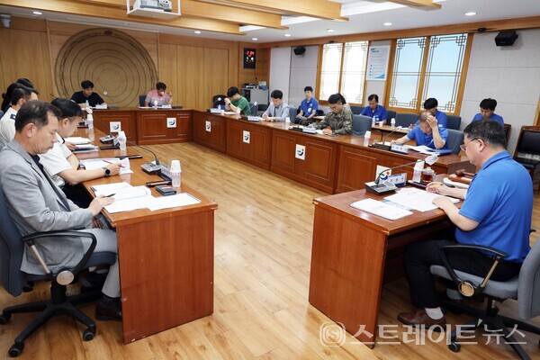 물축제 대비 안전관리실무위원회.사진/장흥군