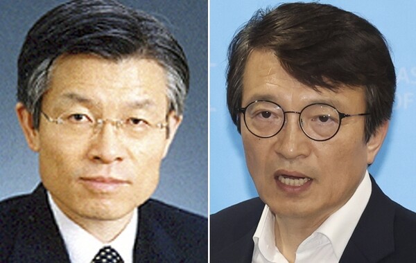 최동석 신임 인사혁신처장(왼쪽), 김의겸 신임 새만금개발청장. 연합뉴스. 