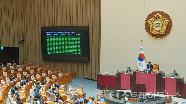 국회 본회의장. 스트레이트뉴스 DB. 
