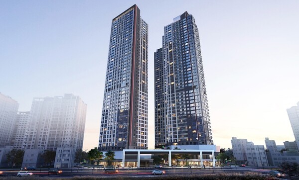 ◇’가야역 롯데캐슬 스카이엘' 투시도. (이미지=롯데건설)