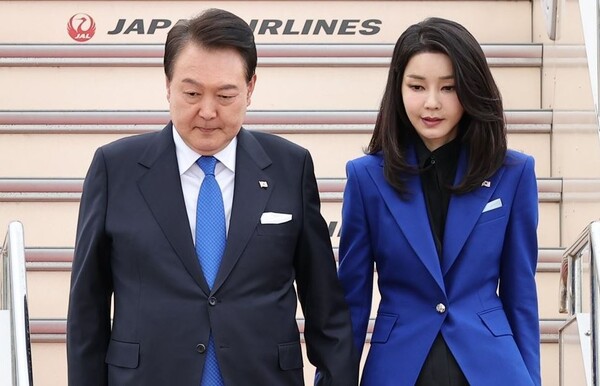 윤석열 전 대통령과 배우자 김건희 씨. 연합뉴스. 