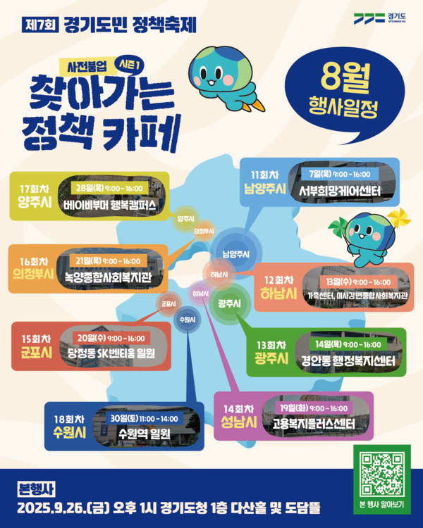 제7회 경기도민 정책축제 포스터.경기도 제공.