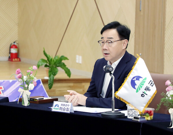하승철 하동군수. 하동군 제공