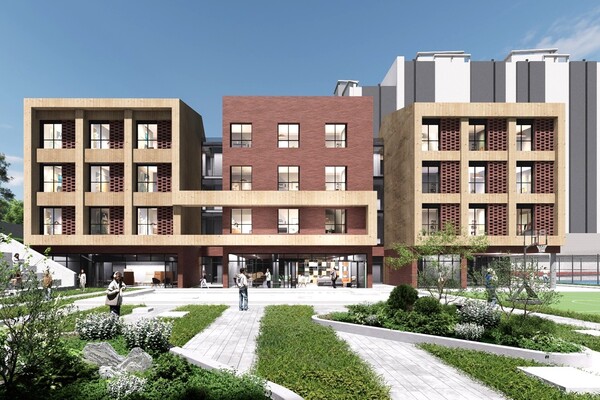 경북교육청은 4일 포항흥해공업고등학교 생활관 증축 사업 설계공모 심사위원회를 열어 건축사사무소 ‘환경’ 김양환 대표의 작품을 최종 당선작으로 선정했다.(조감도=경북교육청)