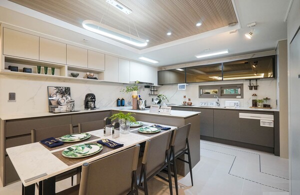 ‘다산 월드메르디앙 센텀하이’의 84㎡A형 다이닝룸. 은성산업·은성건설