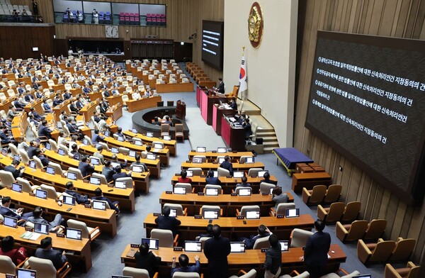 25일 국회 본회의. 연합뉴스. 
