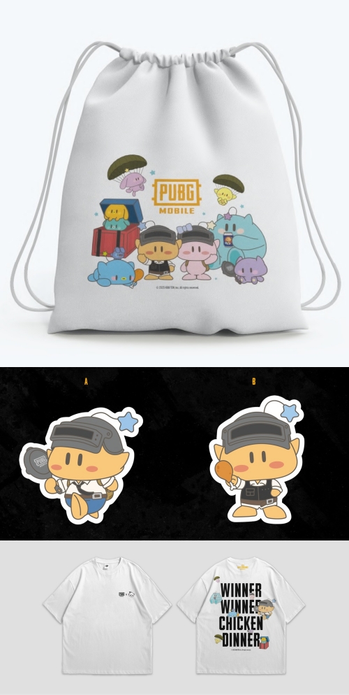 위부터 짐색(가방), 헬멧을 쓴 꿈돌이 마그넷, 꿈씨패밀리 티셔츠. 대전시 제공.