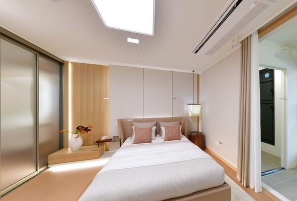 ㈜금성백조주택이 경기도 안성시 옥산동 659번지(아양지구 B-2블록) 일원에 공급하는 ‘안성 아양지구 금성백조 예미지’의 침실