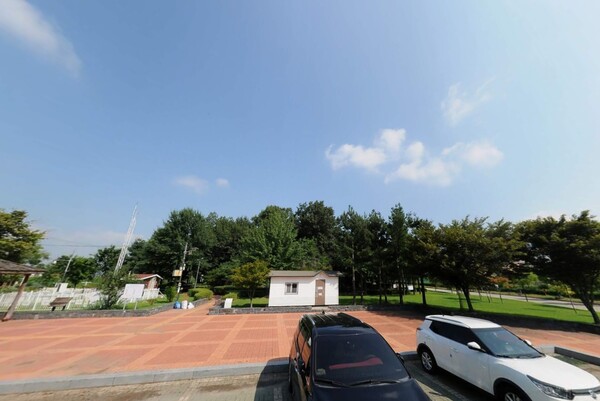 안성 아양지구 금성백조 예미지’ 인근 알미산공원. 김태현 기자