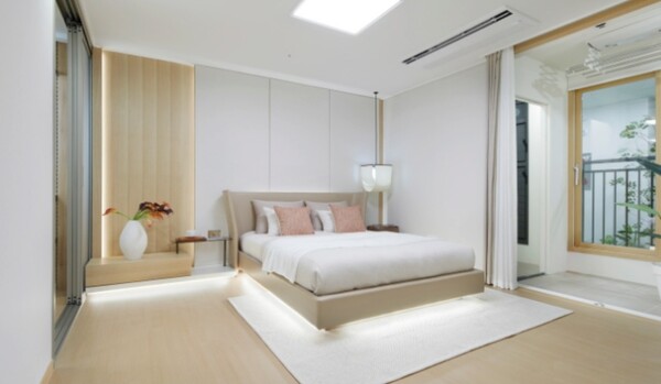 ㈜금성백조주택이 경기도 안성시 옥산동 659번지(아양지구 B-2블록) 일원에 공급하는 ‘안성 아양지구 금성백조 예미지’의 침실