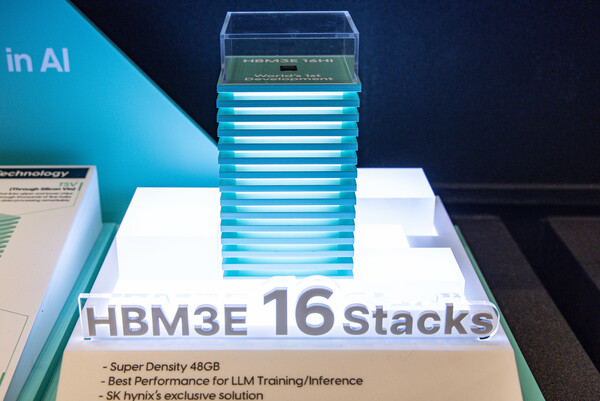 반도체 메모리 시황 상승세가 이어진다. 사진은 HBM. SK하이닉스.