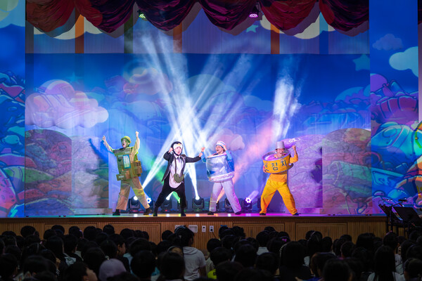 환경문제 의식 고취를 위한 뮤지컬  ‘꼬옥이와 함께하는 두근두근 새로나 챌린지’. 교보생명 제공.