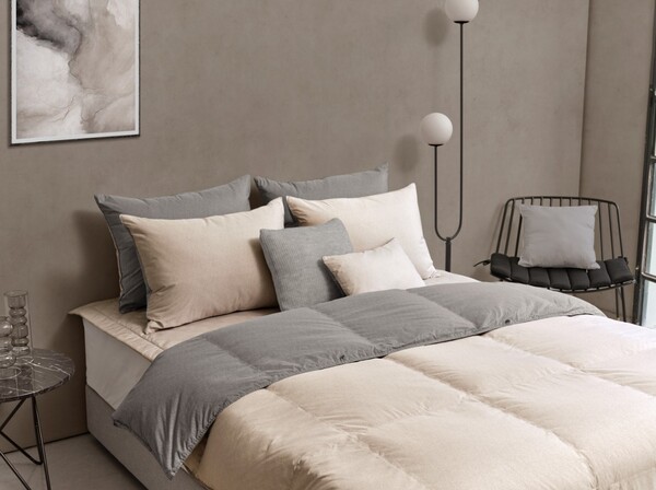 롯데백화점 단독 상품 알레르망 로만슨 구스 차렵이불. 롯데백화점 제공