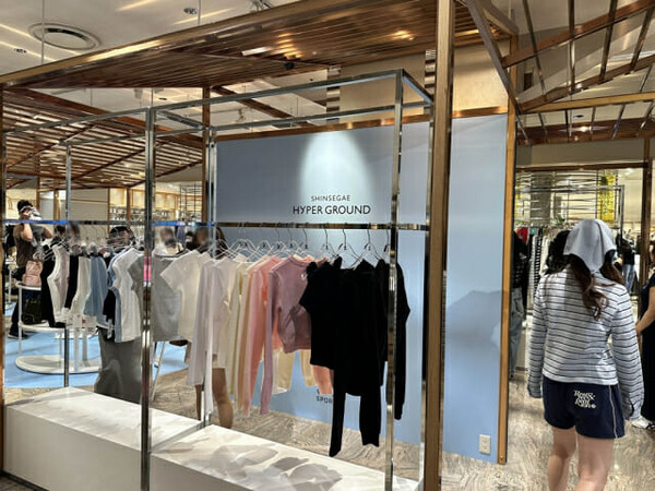 지난 5월 진행된 신세계 하이퍼그라운드 이세탄 신주쿠점 팝업 현장. 신세계백화점 제공