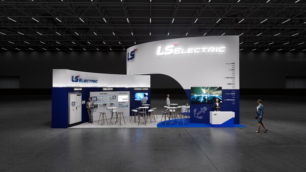 LS일렉트릭의 코마린 2025 부스 조감도. LS일렉트릭 제공