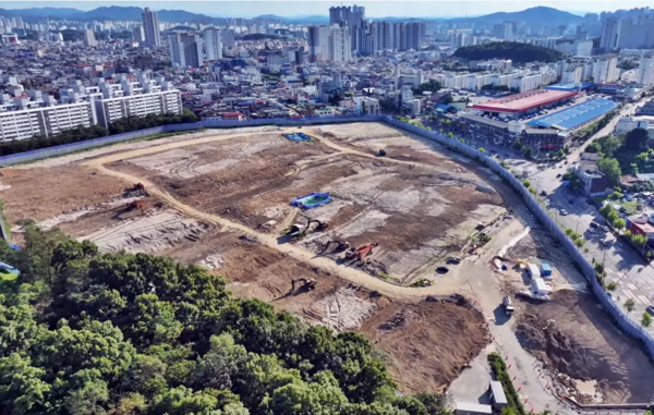 두산건설이 청주 운천공원을 품은 하이엔드 대단지 ‘두산위브더제니스 청주 센트럴파크’ 입지. 청약홈은 이 단지 특별공급 결과 전용 59㎡형이 100% 소진됐다고 밝혔다.