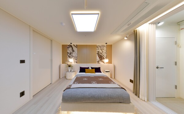 대우건설이 경기도 김포시 사우동 428-3번지(풍무역세권 도시개발사업 B3블록) 일원에 공급하는 '풍무역 푸르지오 더 마크'의 84㎡A형 침실. 청약홈은 내달 3일 특별공급을 시작으로 이 단지 청약을 접수한다. 대우건설