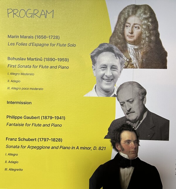 6일 공연 프로그램. 카탈로그 사진 캡처.