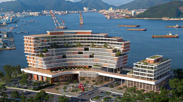 디지털마산자유무역지역[D.N.A.혁신타운] 조감도.