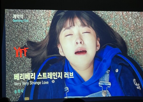개막작 두 편 중 하나인 '베리베리 스트레인지 러브'의 한 장면. 사진 장석진 기자.