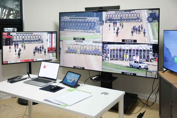 서울경마장 원격심의실 모습[한국마사회]