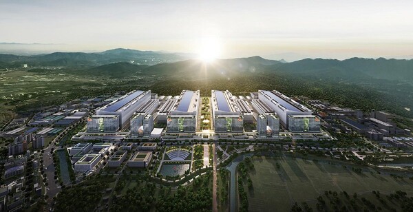 용인 반도체 클러스터 조감도. 연합뉴스