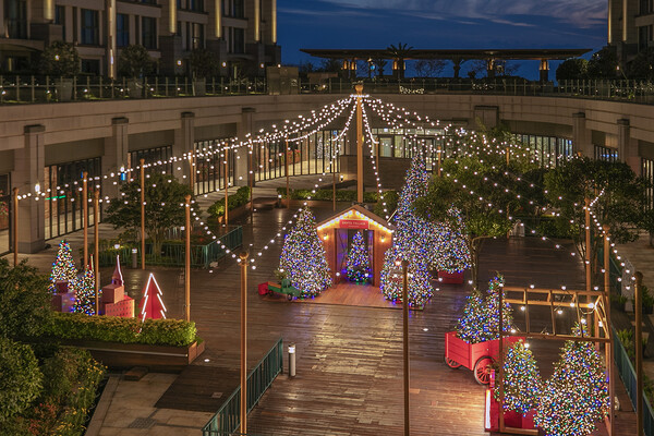 제주신화월드 산타 빌리지 모습. 제주신화월드 제공