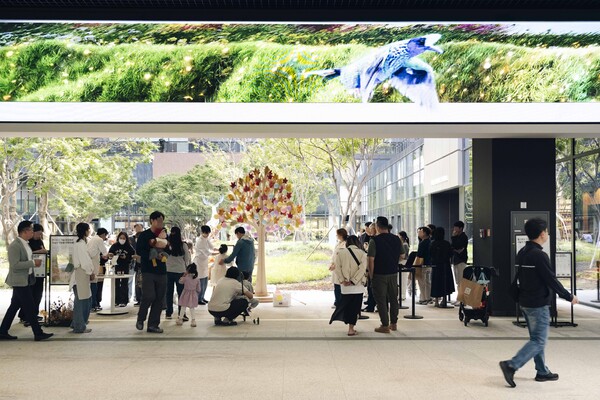 그로브웨이 가을행사 사진. 이지스자산운용 제공.