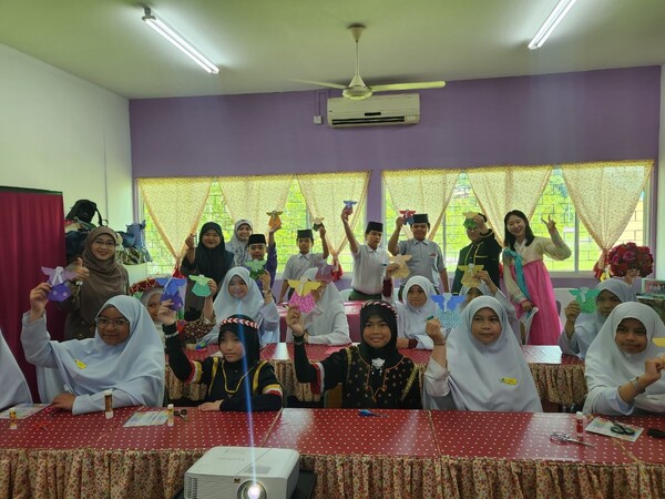 브루나이 학교 학생들. 대전교육청 제공.