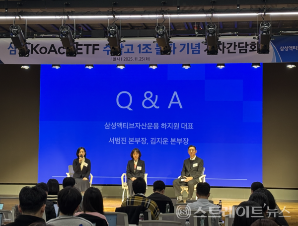 김지운 삼성액티브자산운용 운용2본부장 (왼쪽 첫번째).