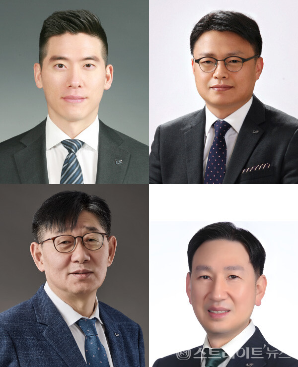 LS그룹이 25일 이사회를 열고 내년도 경영환경 변동에 대비해 조직 변화를 최소화하는 방향으로 임원 인사를 결정했다. 사진은 이번에 승진한 주요 임원으로 왼쪽 위부터 시계방향으로 구동휘 LS MnM 대표이사 CEO 사장, 안길영 LS일렉트릭 생산R&BD 총괄 부사장, 조의제 LS ITC 대표이사 CEO 부사장, 채대석 LS일렉트릭 대표이사 부사장. LS그룹 제공