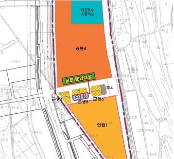 도안동 조감도. 도시공사 제공.