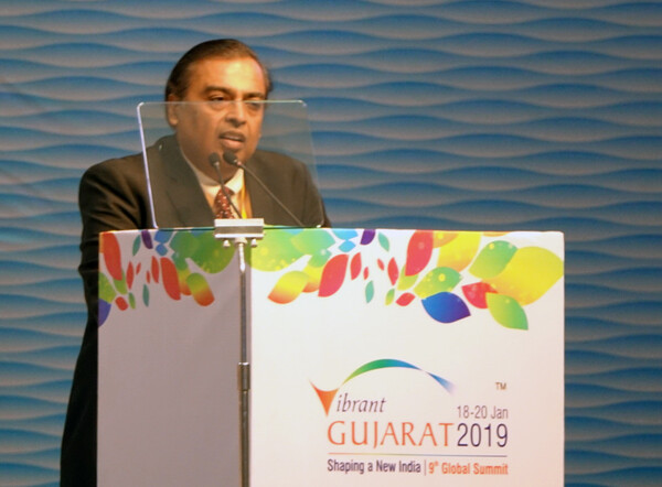 무케시 암바니 인도 릴라이언스그룹 회장. 연합뉴스