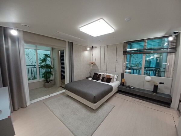 ‘복정역 에피트’ 84㎡형 안방. 김태현 기자