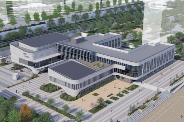 경북교육청은 26일‘(가칭)해마루고등학교 신축 중간설계협의회’를 개최했다.(조감도=경북교육청)