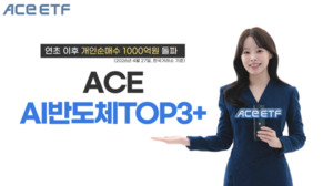 ACE AI반도체TOP3+ ETF, 올해 개인 순매수 1000억원 돌파